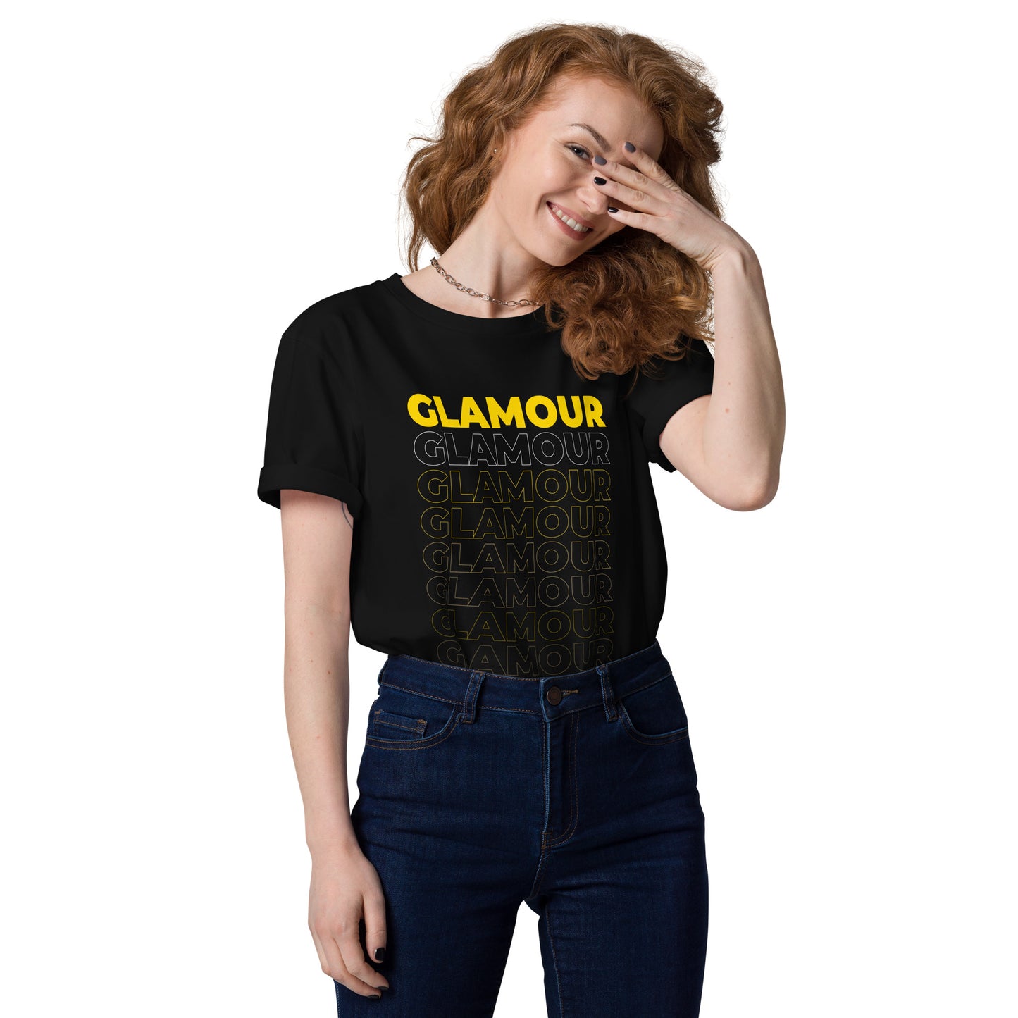 "Echo of Glamour" Unisex-Bio-Baumwoll-T-Shirt