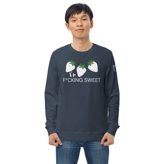 Unisex Bio-Pullover "I´m f*ucking sweet"