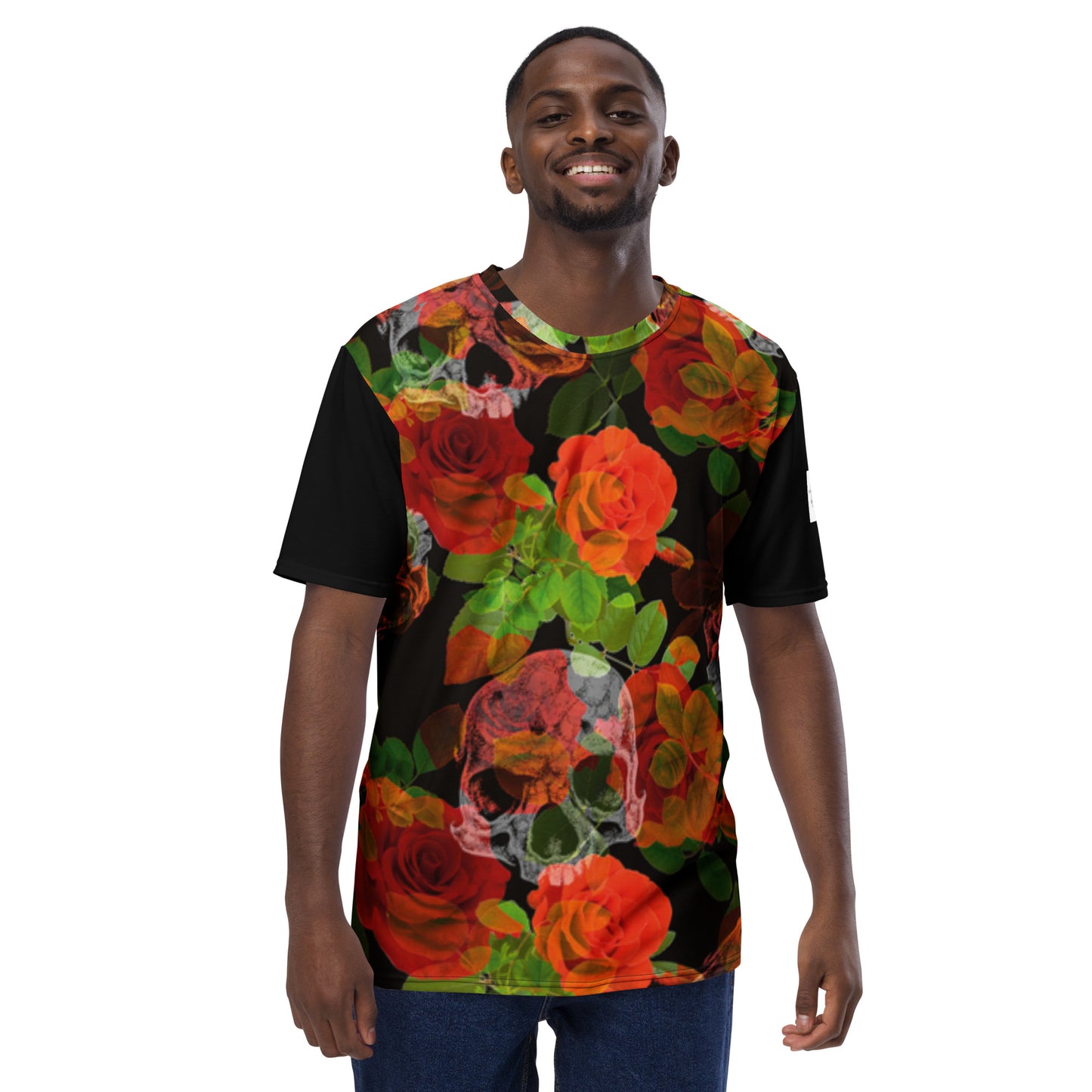 Lebenskunst im Detail – Herren T-Shirt 'Vivid Bloom