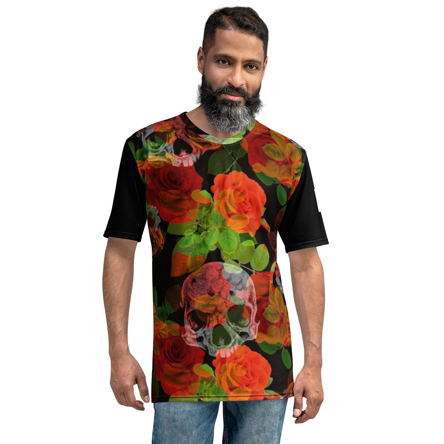 Lebenskunst im Detail – Herren T-Shirt 'Vivid Bloom